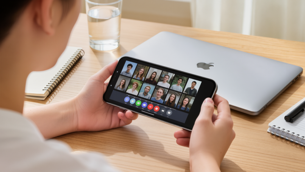 개인 사진을 영상으로 정리해 기록의 흐름을 만드는 과정을 보여 주는 이미지입니다