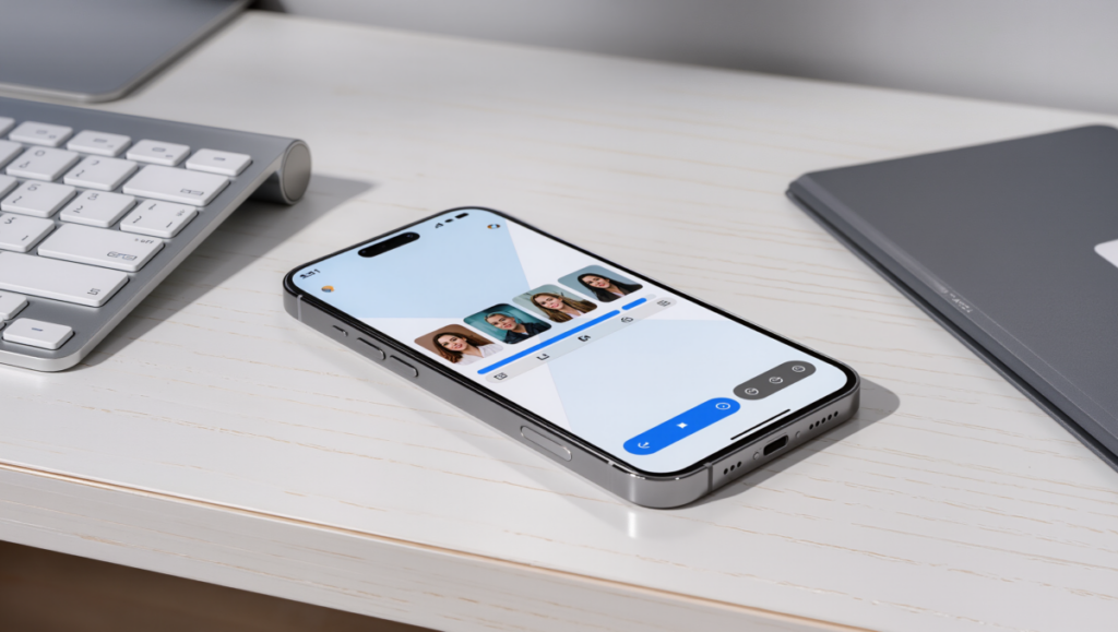 사진 영상화로 정리해 기록의 흐름을 만드는 과정을 보여 주는 이미지입니다
