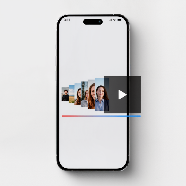 사진을 영상으로 변환했을 때 기록 방식이 달라지는 차이를 표현한 대표 이미지입니다