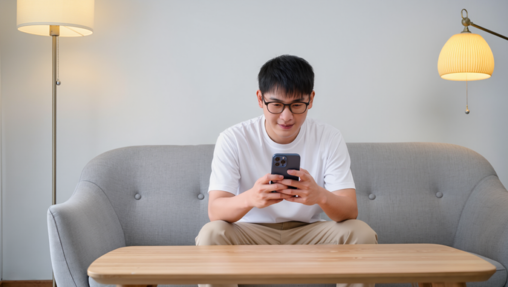 사진 한장을 지우지 못하고 망설이는 순간을 표현한 이미지입니다.