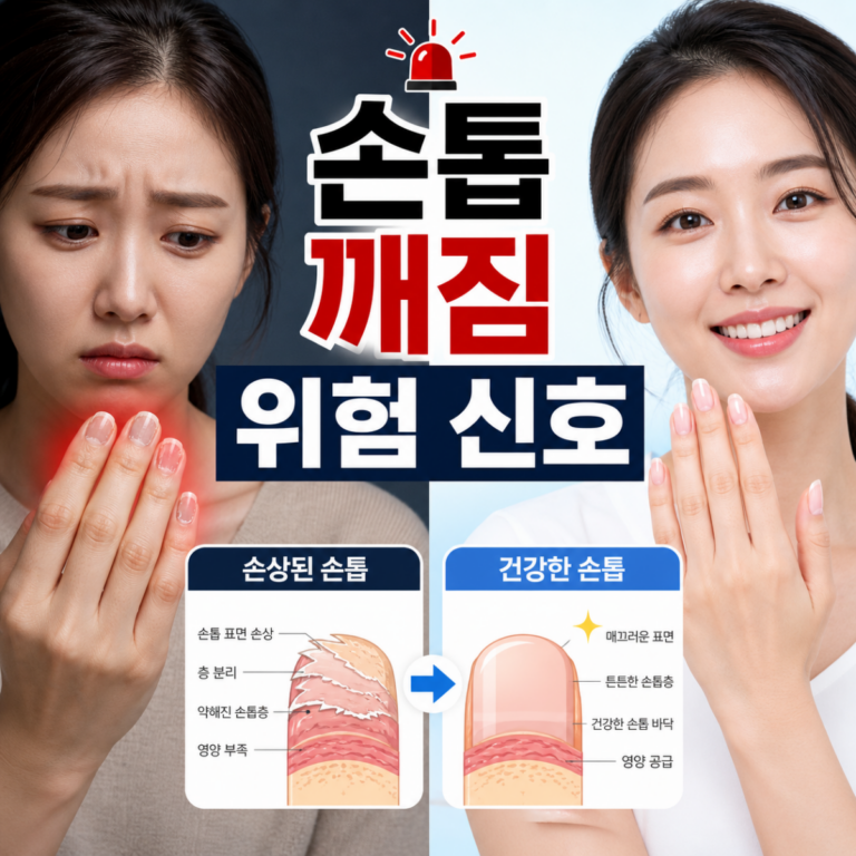 손톱이 쉽게 깨질 때 의심해야 할 건강 이상 신호 썸네일