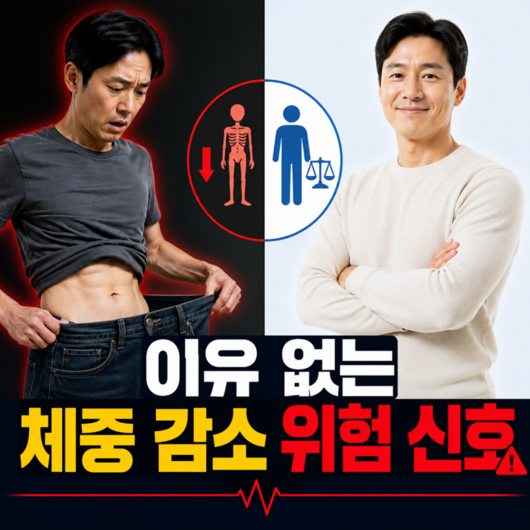 이유 없이 살 빠지는 위험 신호 체중 감소 건강 이상 썸네일