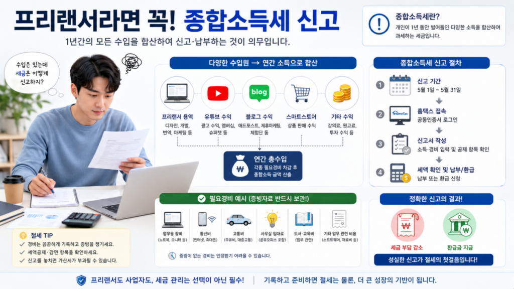 종합소득세 신고 대상 설명 이미지